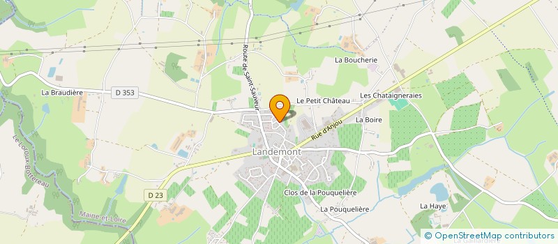 localisation de l'entreprise MONSIEUR JOEL HAMBENNE à OREE-D'ANJOU