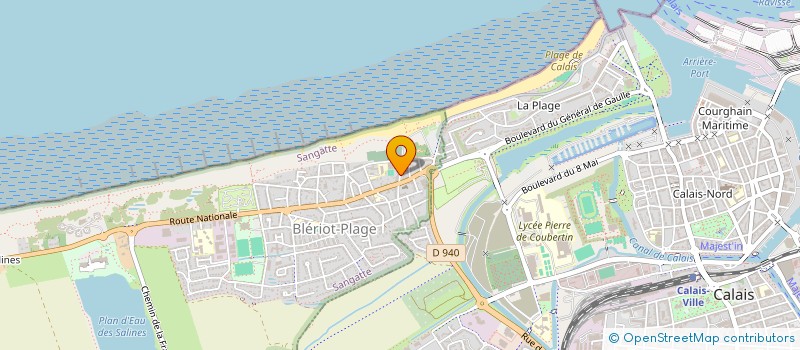 localisation de l'entreprise MONSIEUR JOEL HANQUIEZ  SANGATTE