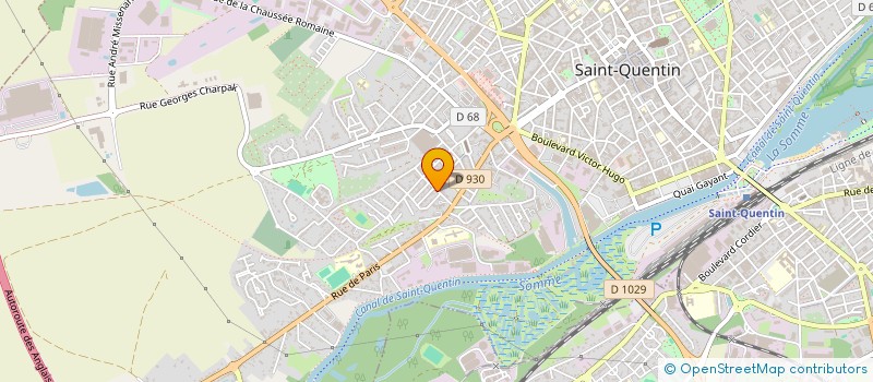 localisation de l'entreprise MONSIEUR JOEL HANSON à SAINT-QUENTIN