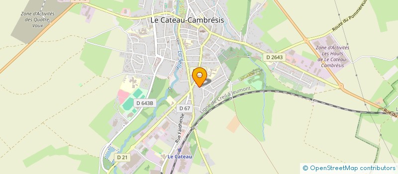 localisation de l'entreprise MONSIEUR JOEL HAPPE à LE CATEAU CAMBRESIS
