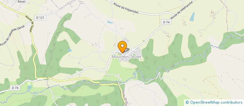 localisation de l'entreprise MONSIEUR JOEL HARDY  MOUZIEYS-TEULET