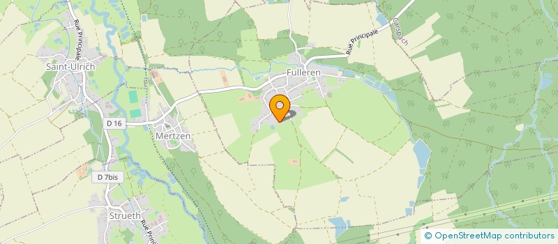 localisation de l'entreprise MONSIEUR JOEL HATTENBERGER  FULLEREN