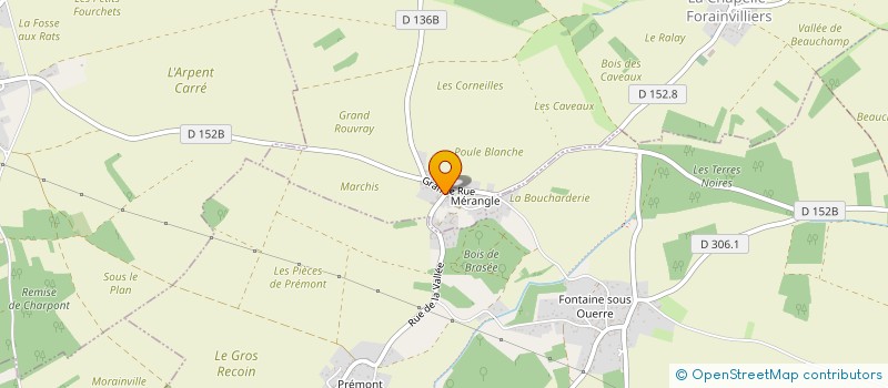localisation de l'entreprise MONSIEUR JOEL HELIX à LA CHAPELLE-FORAINVILLIERS