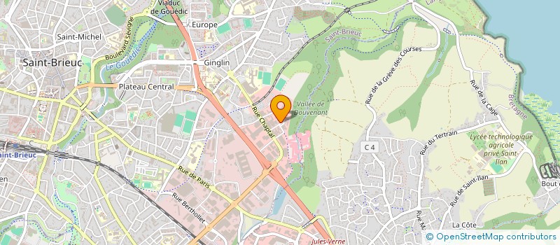 localisation de l'entreprise MONSIEUR JOEL HENON à SAINT-BRIEUC