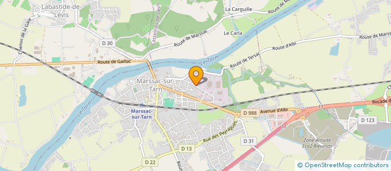 localisation de l'entreprise MONSIEUR JOEL HENRY  MARSSAC-SUR-TARN