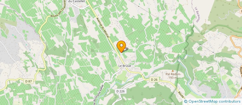 localisation de l'entreprise MONSIEUR JOEL HERMITE à LE CASTELLET