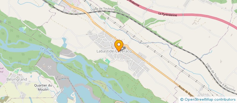 localisation de l'entreprise MONSIEUR JOEL HERRIBERRY  LABASTIDE-CEZERACQ