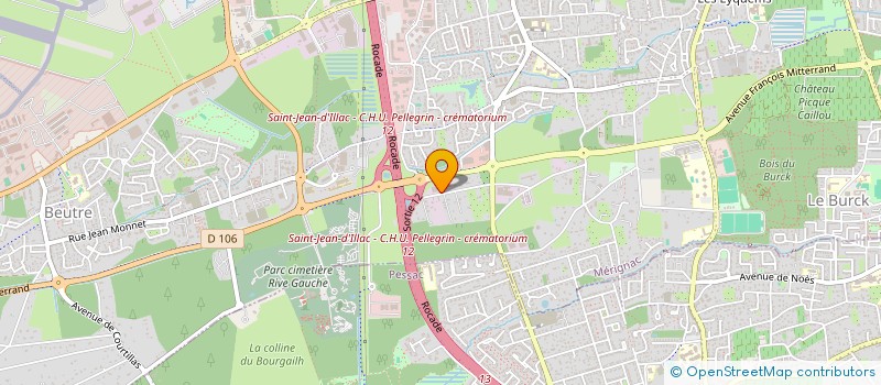 localisation de l'entreprise MONSIEUR JOEL HERVE à MERIGNAC
