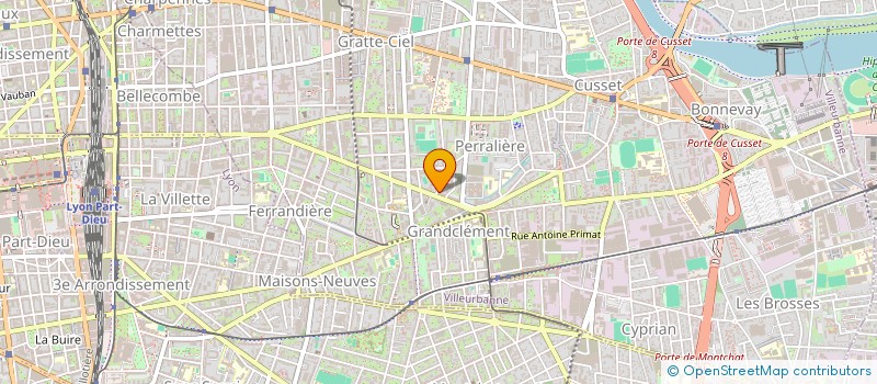 localisation de l'entreprise MONSIEUR JOEL HIEN  VILLEURBANNE