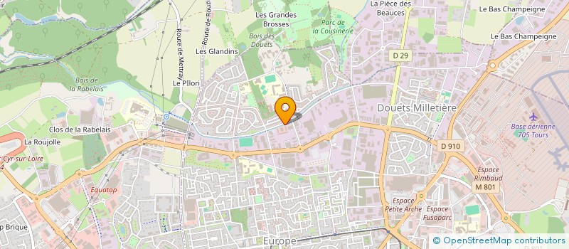 localisation de l'entreprise MONSIEUR JOEL HODBERT à TOURS