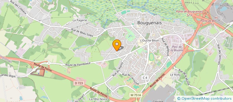 localisation de l'entreprise MONSIEUR JOEL HORLAVILLE à BOUGUENAIS