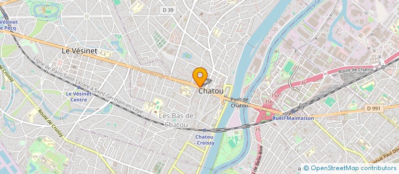 localisation de l'entreprise MONSIEUR JOEL HORNEGG  CHATOU