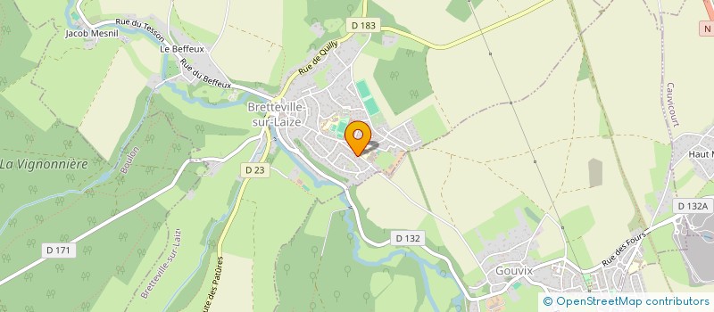 localisation de l'entreprise MONSIEUR JOEL HOULLEGATTE  BRETTEVILLE-SUR-LAIZE