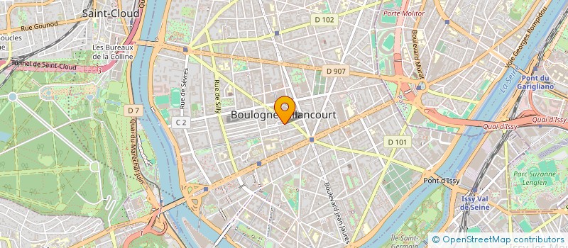 localisation de l'entreprise MONSIEUR JOEL HOULLET à BOULOGNE-BILLANCOURT