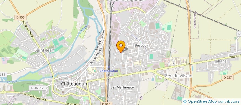 localisation de l'entreprise MONSIEUR JOEL HOURDEQUIN à CHATEAUDUN