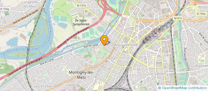 localisation de l'entreprise MONSIEUR JOEL HUGUENIN-DUMITTAN à MONTIGNY-LES-METZ