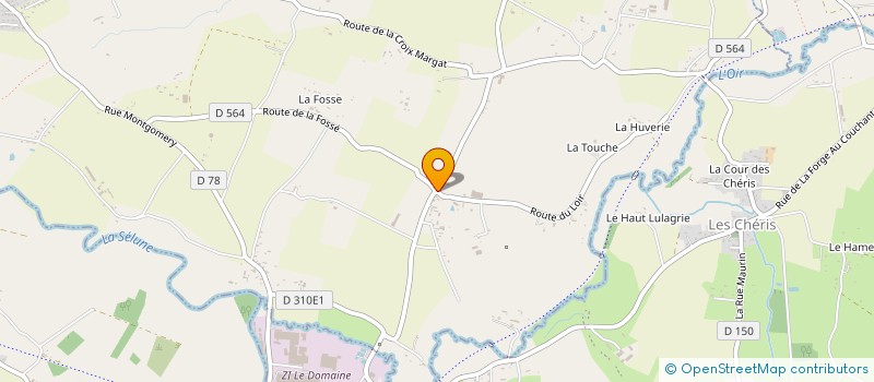 localisation de l'entreprise MONSIEUR JOEL HULIN à SAINT-QUENTIN-SUR-LE-HOMME