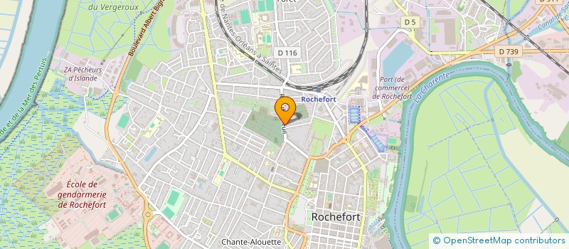 localisation de l'entreprise MONSIEUR JOEL HURTEVENT  ROCHEFORT