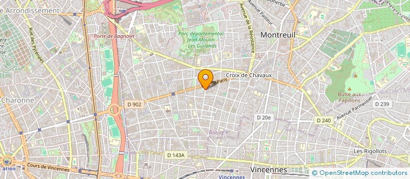 localisation de l'entreprise MONSIEUR JOEL IDT à MONTREUIL