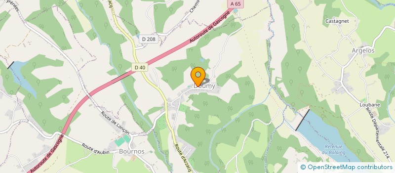 localisation de l'entreprise MONSIEUR JOEL IZARD  DOUMY