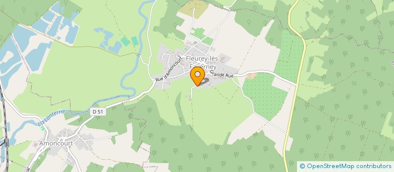 localisation de l'entreprise MONSIEUR JOEL JACQUES  FLEUREY-LES-FAVERNEY