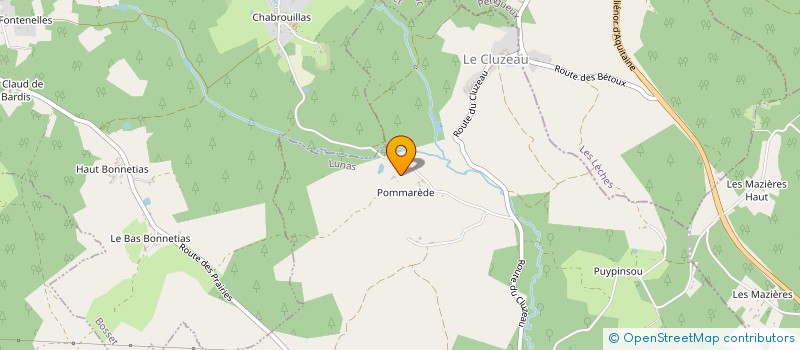 localisation de l'entreprise MONSIEUR JOEL JALARIN  LUNAS