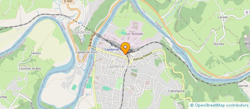 localisation de l'entreprise MONSIEUR JOEL JALODIN à CAPDENAC-GARE