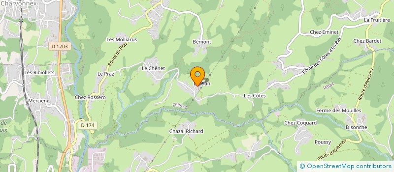 localisation de l'entreprise MONSIEUR JOEL JANIN  FILLIERE