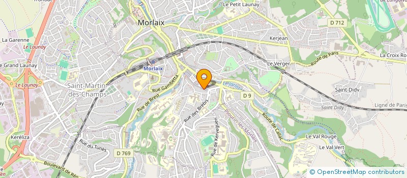 localisation de l'entreprise MONSIEUR JOEL JAOUEN à MORLAIX