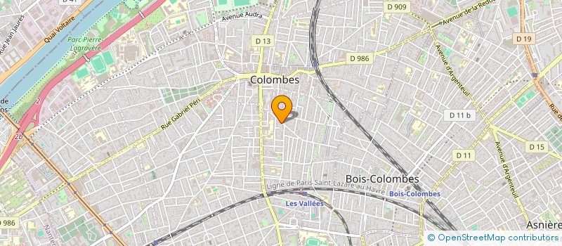localisation de l'entreprise MONSIEUR JOEL JAUD à COLOMBES