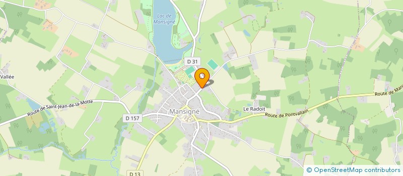 localisation de l'entreprise MONSIEUR JOEL JAUNAY à MANSIGNE