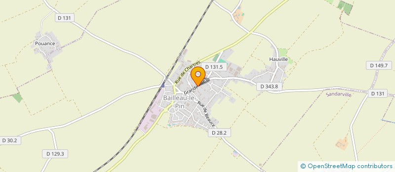 localisation de l'entreprise MONSIEUR JOEL JAUNEAU à BAILLEAU-LE-PIN