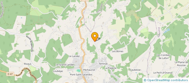 localisation de l'entreprise MONSIEUR JOEL JEAN  SARLAT-LA-CANEDA