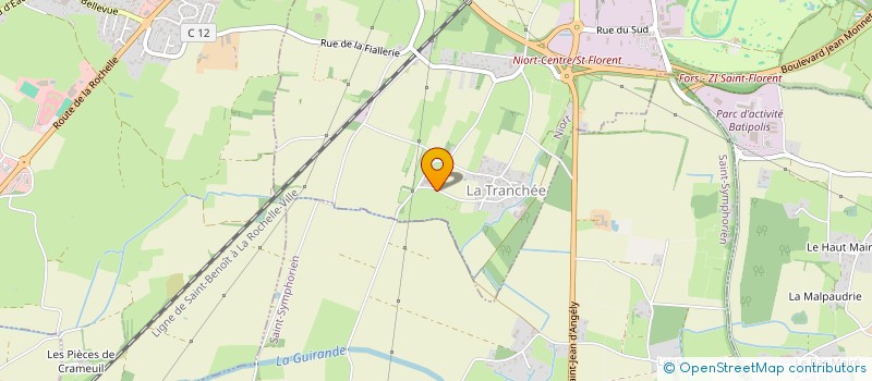 localisation de l'entreprise MONSIEUR JOEL JEAULT à NIORT