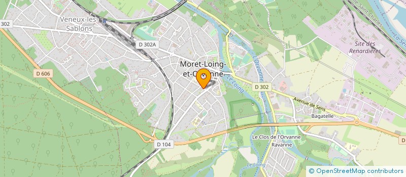 localisation de l'entreprise MONSIEUR JOEL JULLIARD  MORET-LOING-ET-ORVANNE