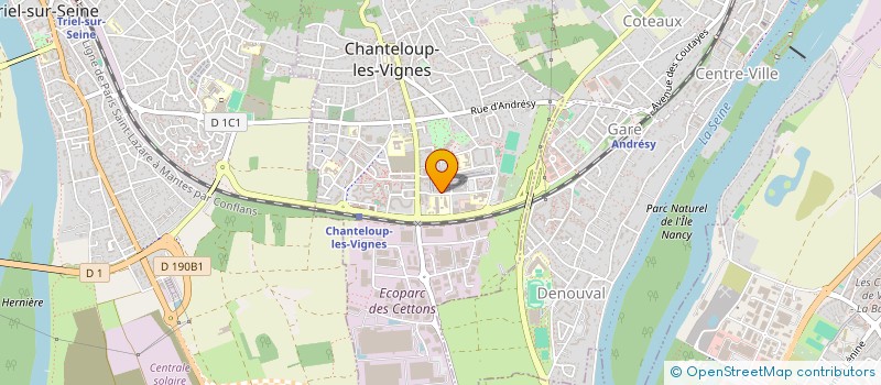 localisation de l'entreprise MONSIEUR JOEL KABANGU ILUNGA MBOUIE  CHANTELOUP-LES-VIGNES