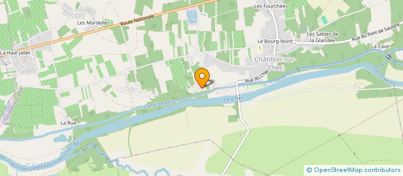 localisation de l'entreprise MONSIEUR JOEL KERCKHOVE  CHATILLON-SUR-CHER