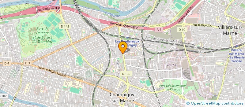 localisation de l'entreprise MONSIEUR JOEL KOUELOUKOUENDA à CHAMPIGNY-SUR-MARNE