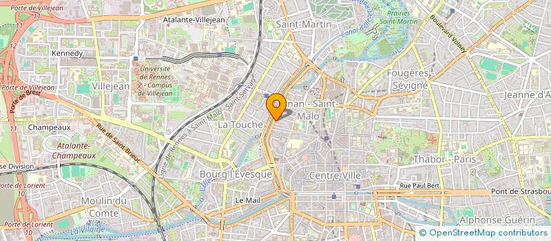 localisation de l'entreprise MONSIEUR JOEL L HOPITALIER  RENNES