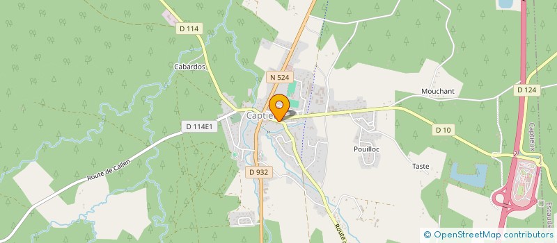 localisation de l'entreprise MONSIEUR JOEL LABARCHEDE  CAPTIEUX