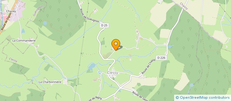 localisation de l'entreprise MONSIEUR JOEL LABAUNE  CLESSY