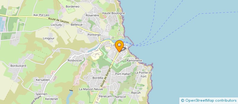 localisation de l'entreprise MONSIEUR JOEL LACROIX  LE PALAIS