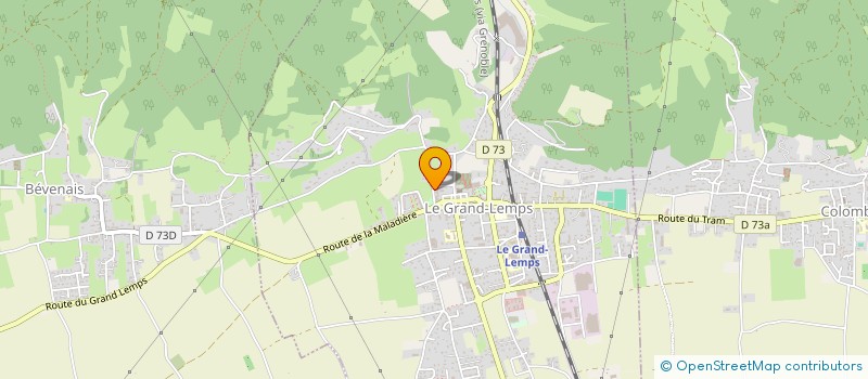 localisation de l'entreprise MONSIEUR JOEL LACROIX  LE GRAND-LEMPS