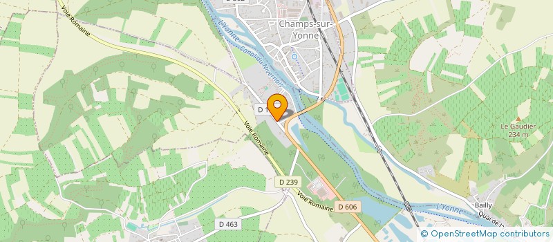 localisation de l'entreprise MONSIEUR JOEL LACROUTE à AUXERRE