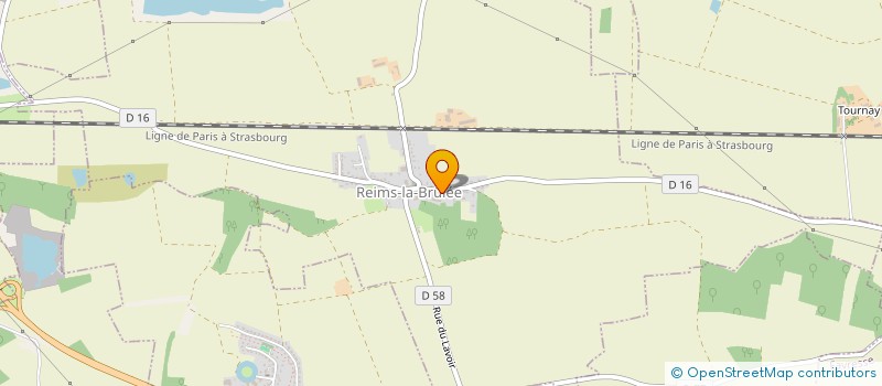 localisation de l'entreprise MONSIEUR JOEL LAGNEAUX  REIMS-LA-BRULEE