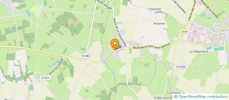 localisation de l'entreprise MONSIEUR JOEL LAGRAIS  SARTILLY-BAIE-BOCAGE