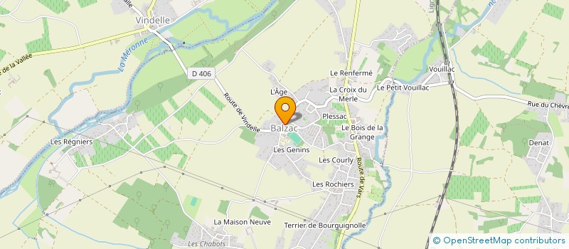 localisation de l'entreprise MONSIEUR JOEL LALAY  BALZAC