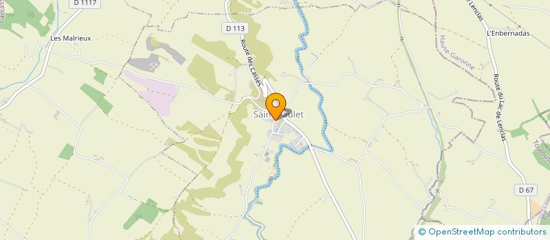 localisation de l'entreprise MONSIEUR JOEL LAMARQUE  SAINT-PAULET