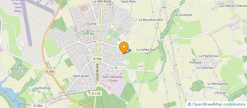 localisation de l'entreprise MONSIEUR JOEL LAMOTTE  PLEURTUIT