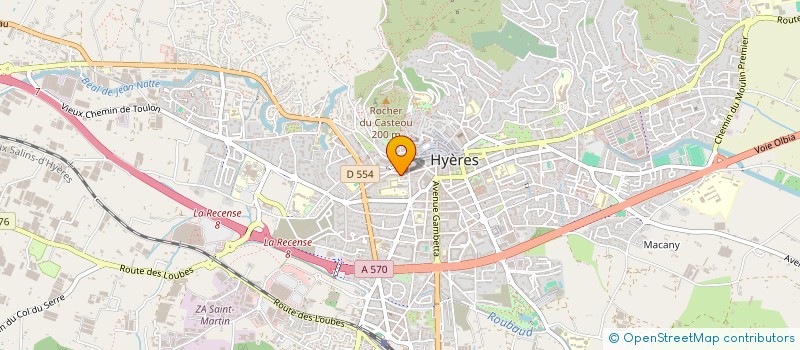 localisation de l'entreprise MONSIEUR JOEL LANDI à HYERES